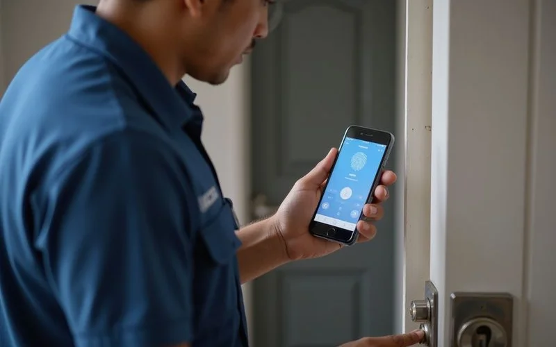 Digital Smart Lock Installation sample