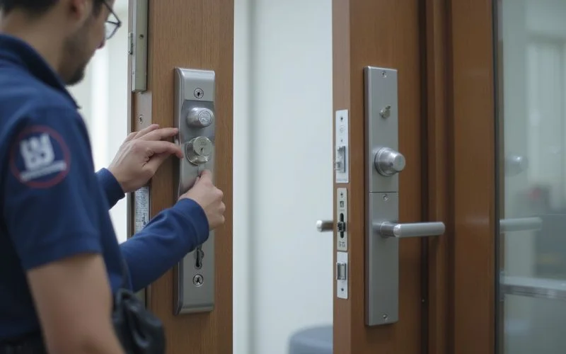 Digital Smart Lock Installation sample